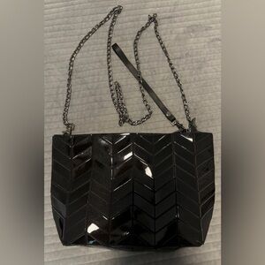 Black Patrizia Luca Purse Chain Strap and Wristlet